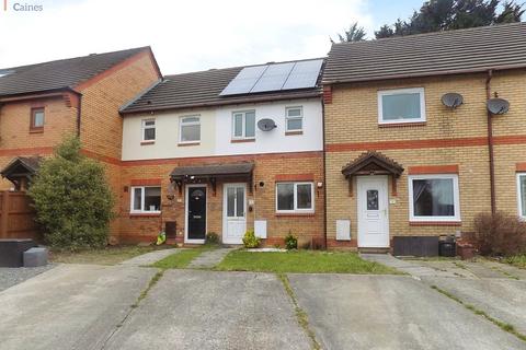 2 bedroom terraced house for sale, St. Davids Close, Brackla, Bridgend County. CF31 2BN