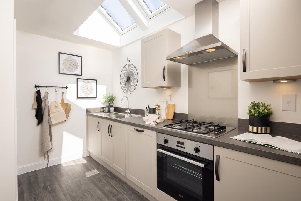 Kitchen in a 2 bed Wincham