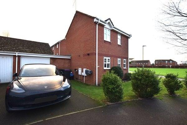 Driveway and garage