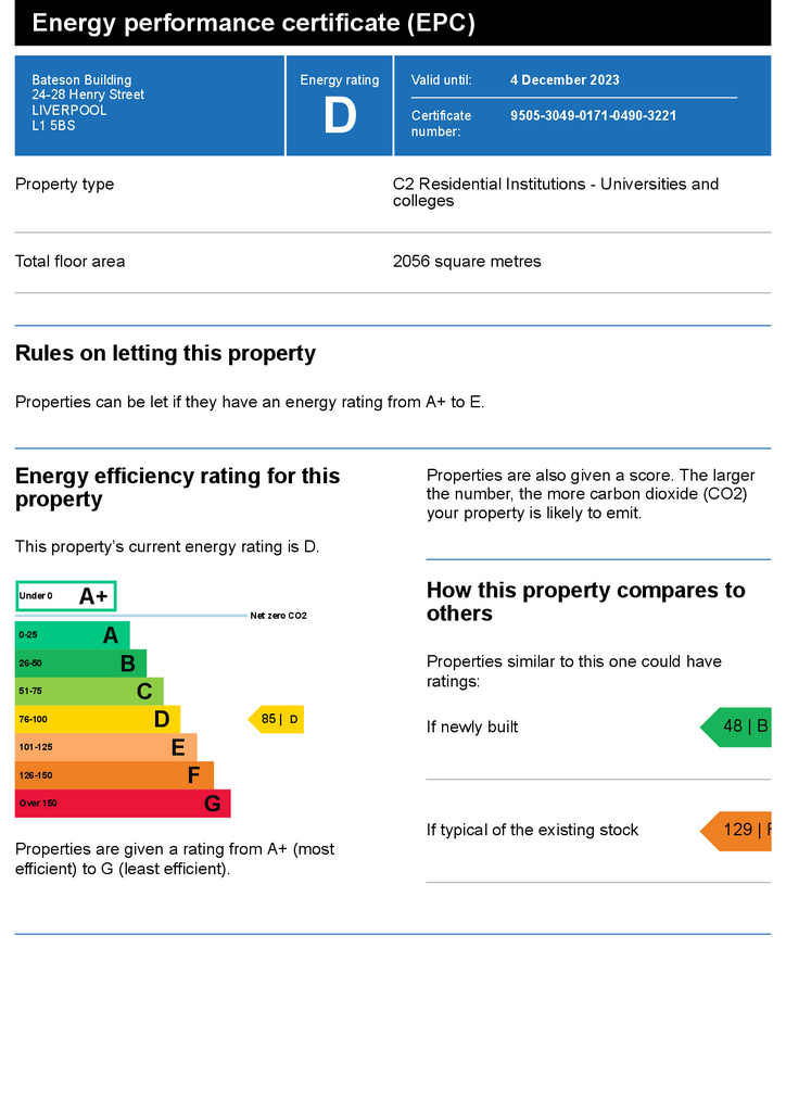 EPC Certificate