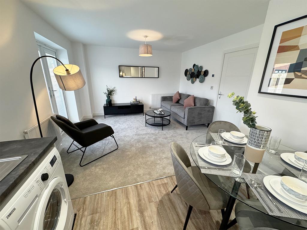 Example Kitchen/Dining/Lounge area
