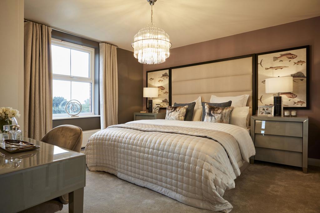 En suite main bedroom in the Holden 4 bedroom home