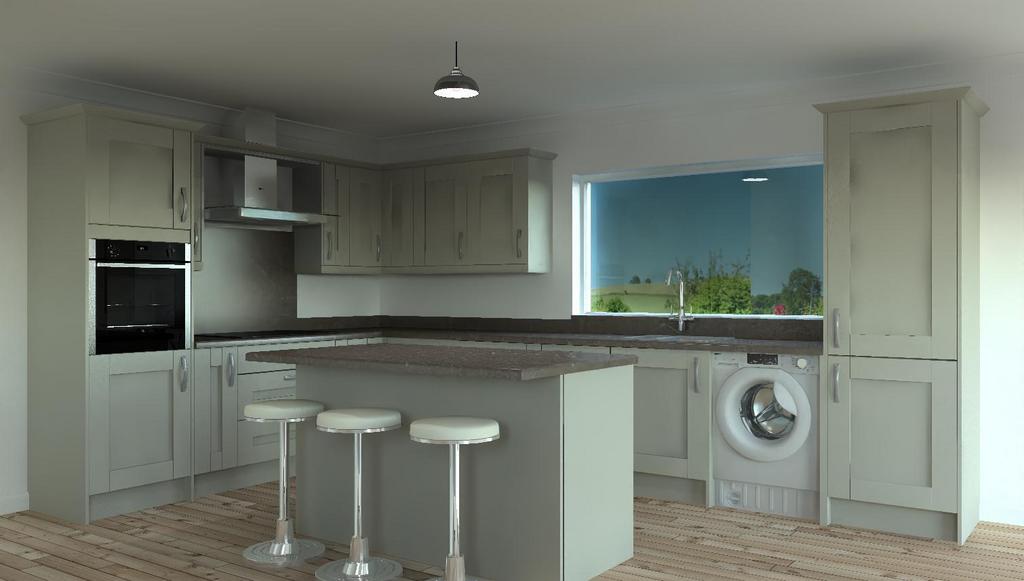Living dining kitchen