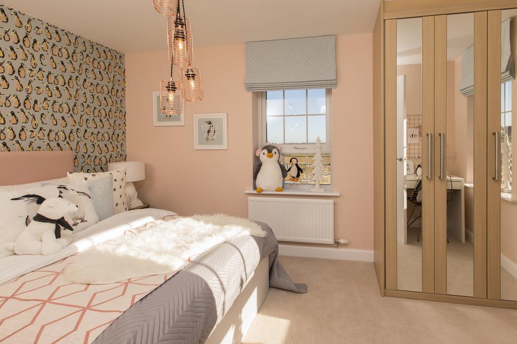 Second bedroom in the Brentford 3 bedroom home