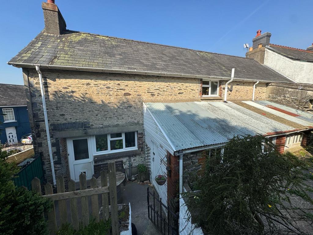 Rear of property