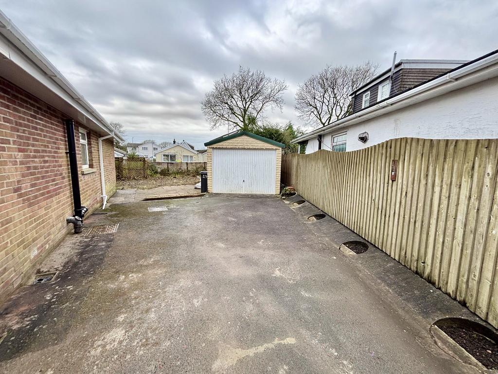 Driveway and garage