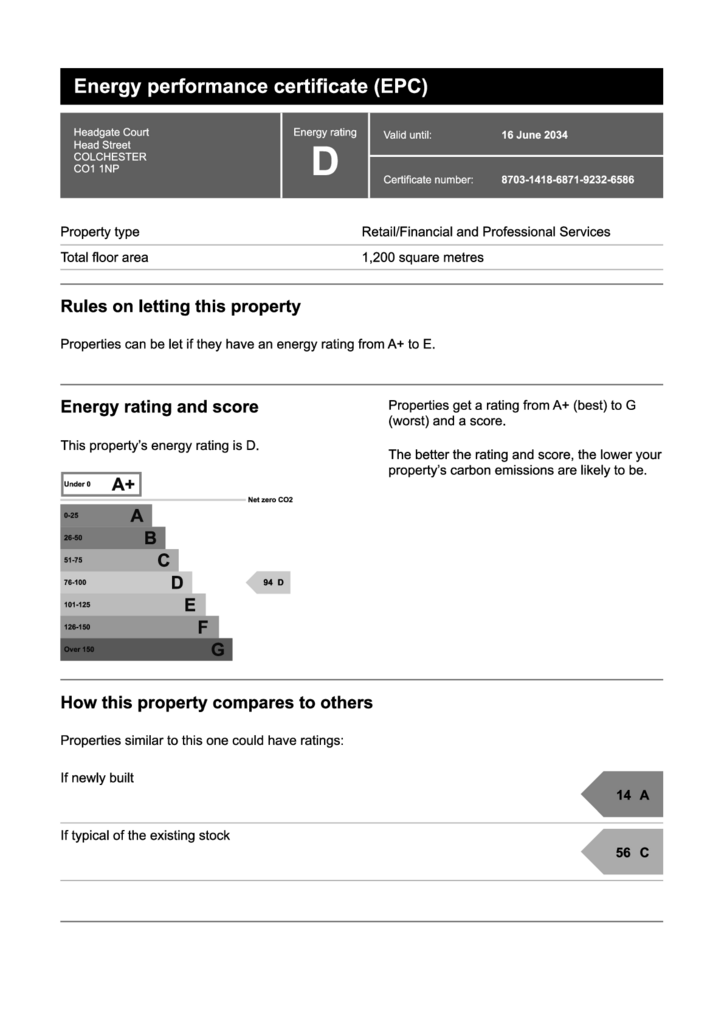 EPC Certificate