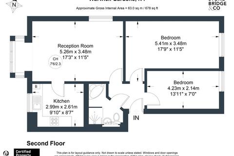 Flat 6, 1 Warwick Gardens, London, N4 1JS