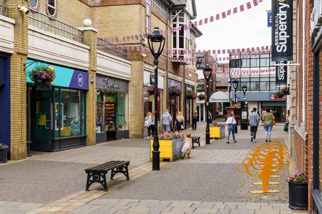 Colchester City has lots of shops and amenities...