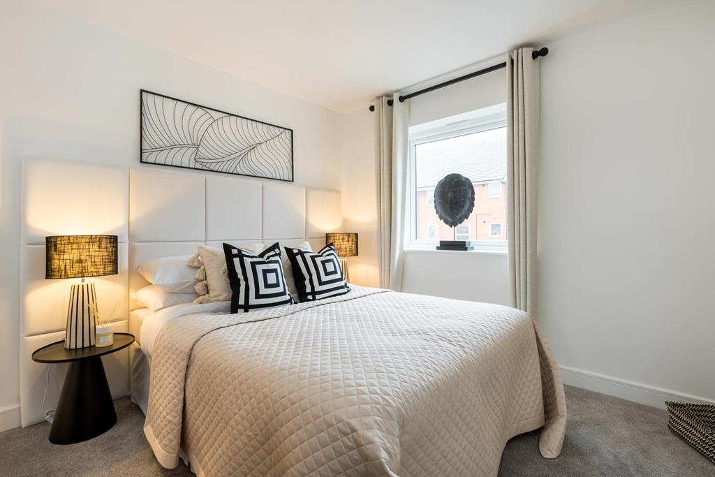 Main bedroom with ample storage space