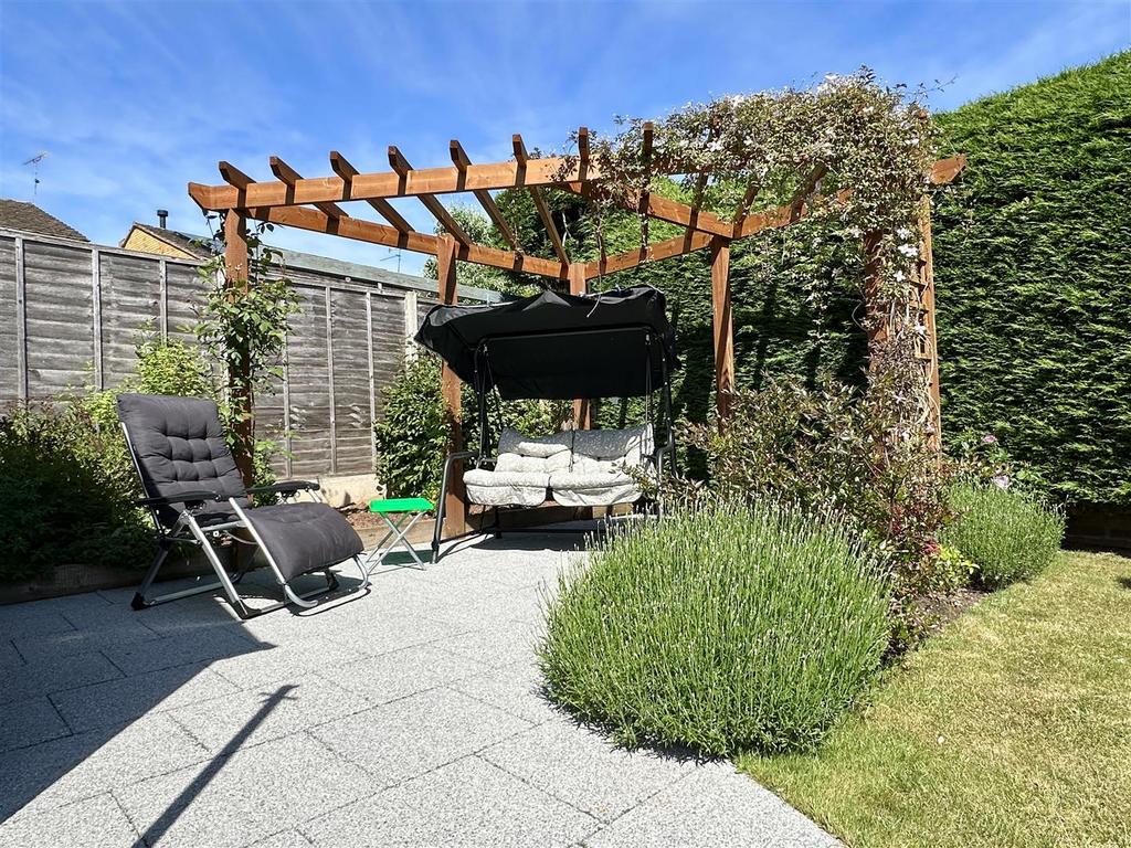 Pergola at rear