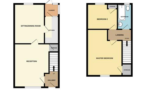 2 bedroom terraced house to rent, Mount Pleasant, Durham DH7