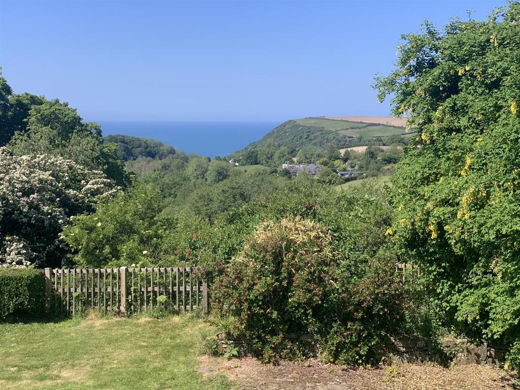 Sea views from decking