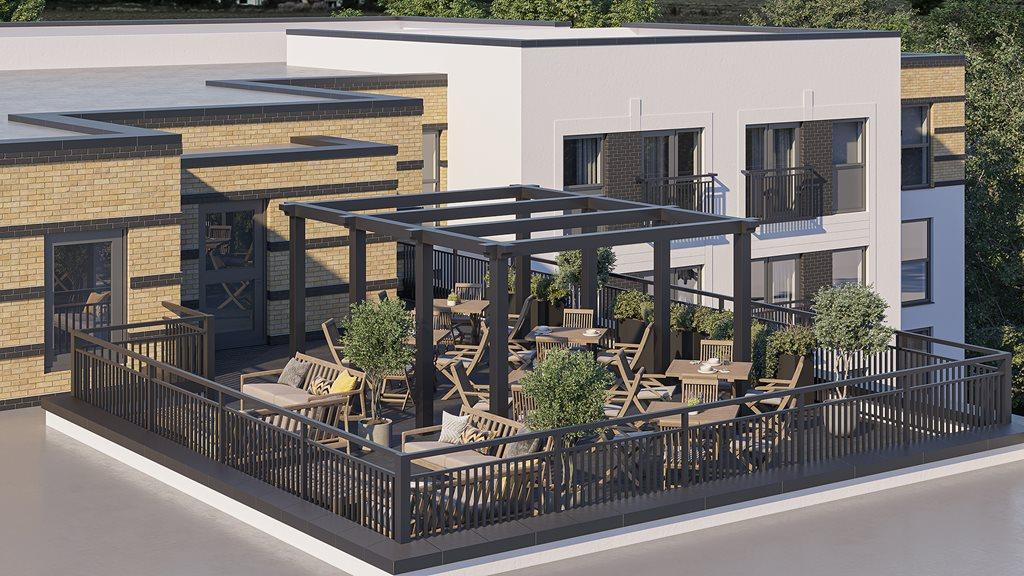 Powell House   Roof Terrace (Artist Impression)