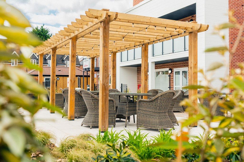 Communal terrace area