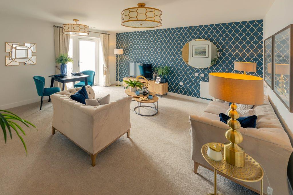 Show home living room