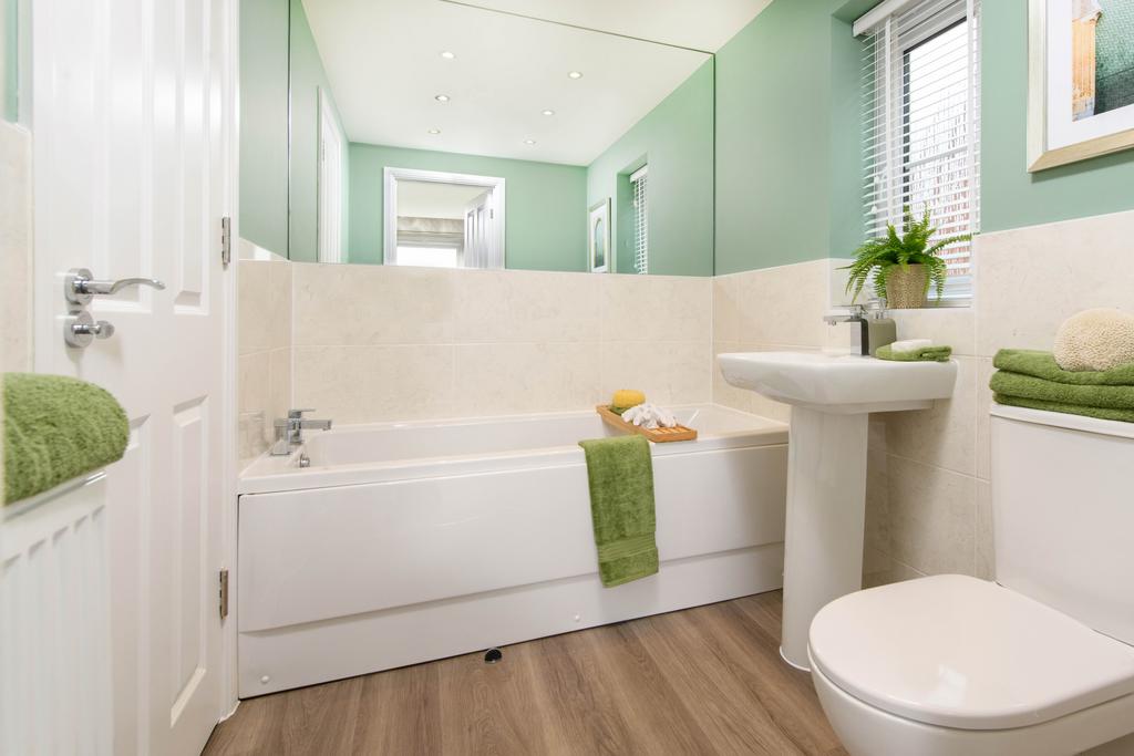 Bathroom inside The 3 bedroom Norbury