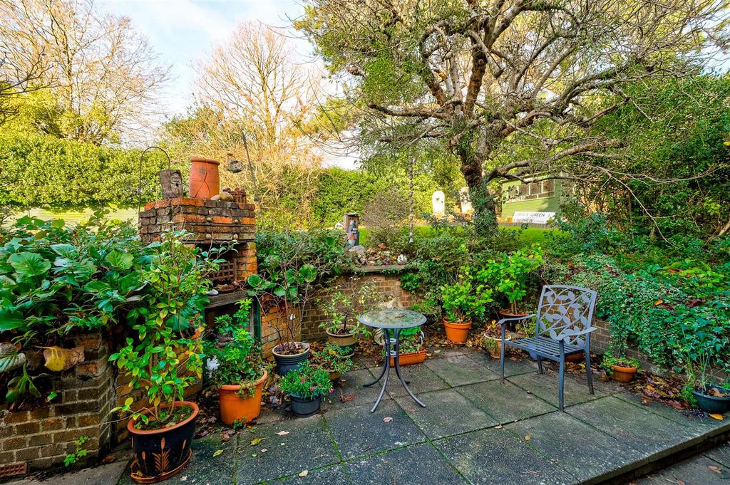 Patio view, garden