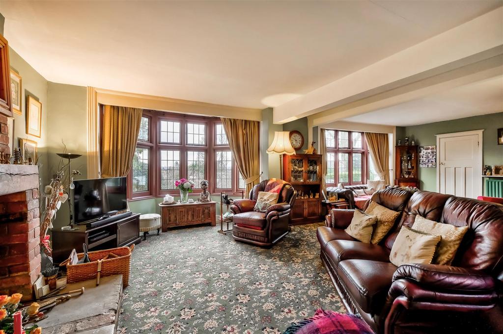 Living room, fireplace