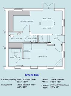 3 bedroom semi-detached house for sale, Plot 6, The Newburgh, Gleneagles Drive, Woodhall Spa