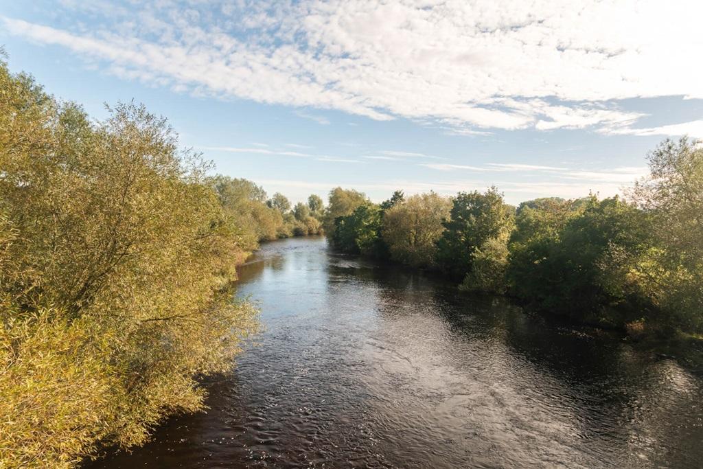 Scenic views of the River Wharfe are just a...