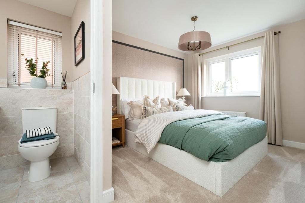 Bedroom 1 is complete with its own private ensuite
