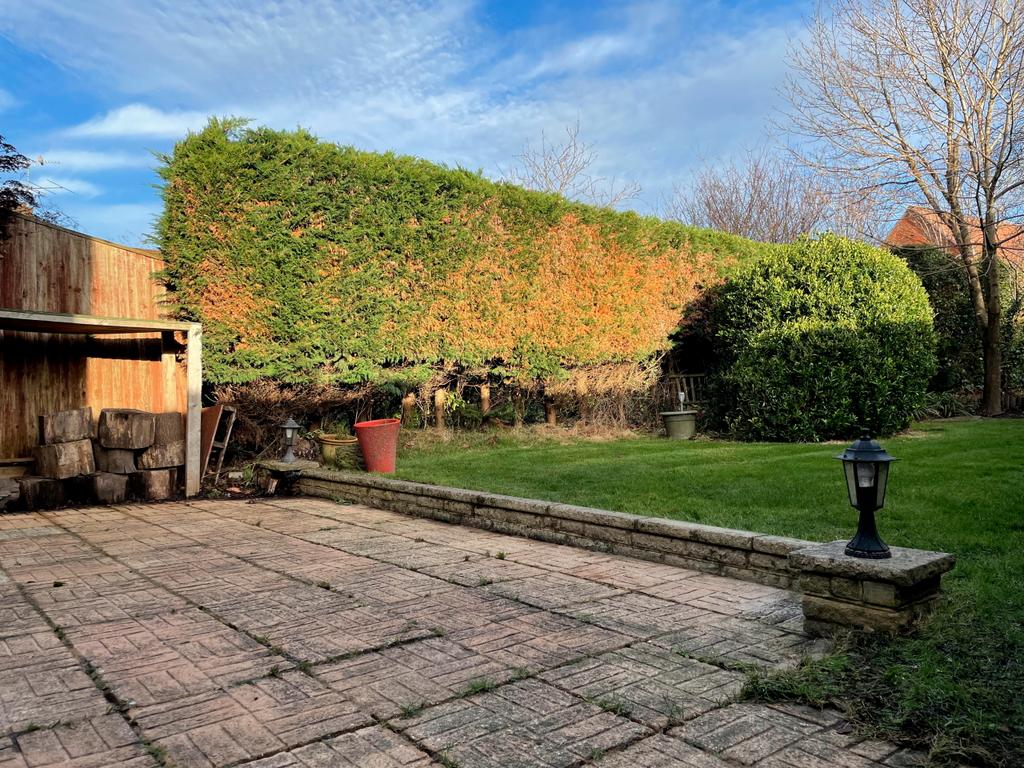 Patio area &amp; Rear Garden