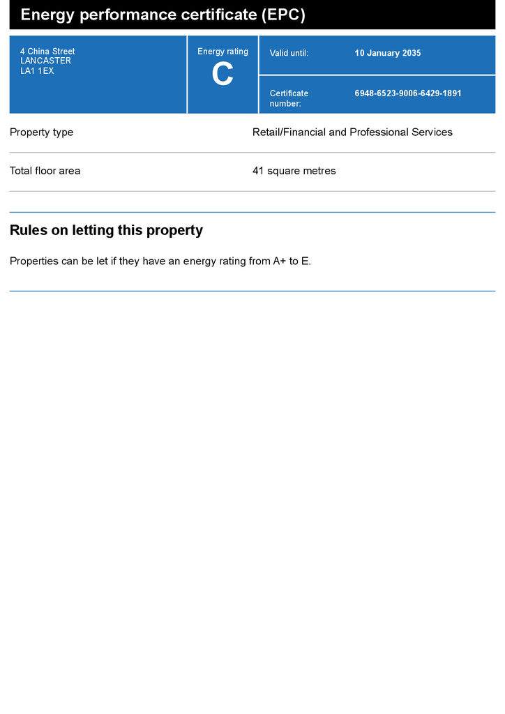 EPC Certificate