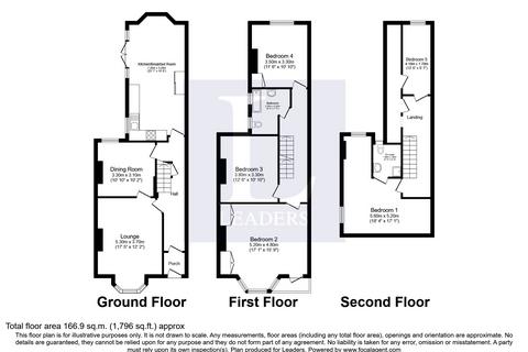 5 bedroom end of terrace house to rent, Avondale Road, Hove