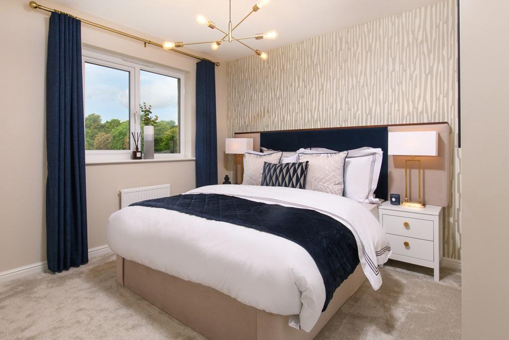 The stunning main bedroom