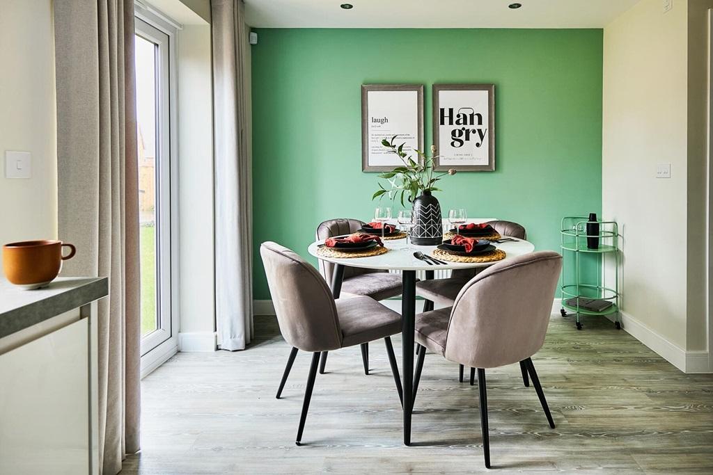 Ideal dining area for family mealtimes or...