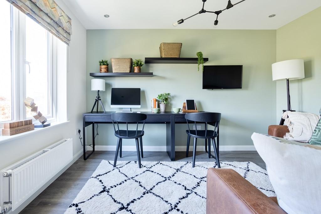 The dining area inviting space to entertain...