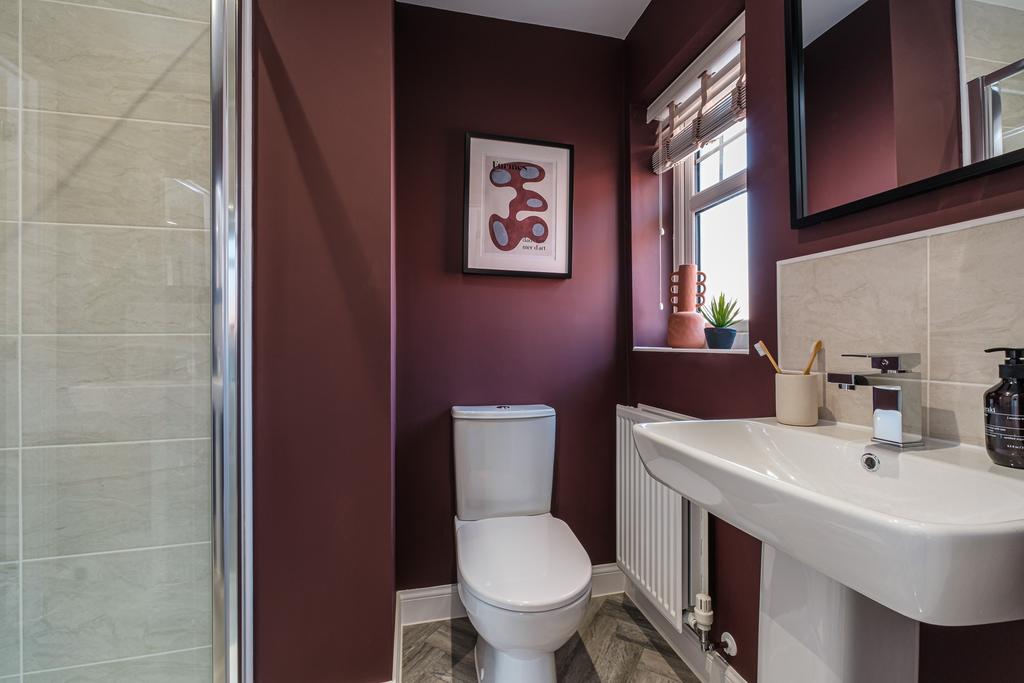 Interior view of the en suite in our Ennerdale...