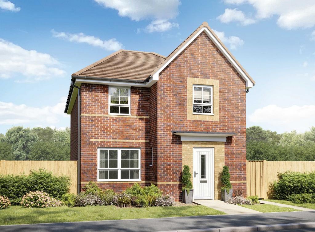 Exterior view CGI of our 4 bed Kingsley home