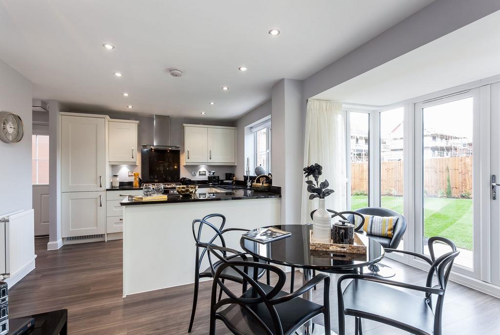 Typical Radleigh kitchen and dining area