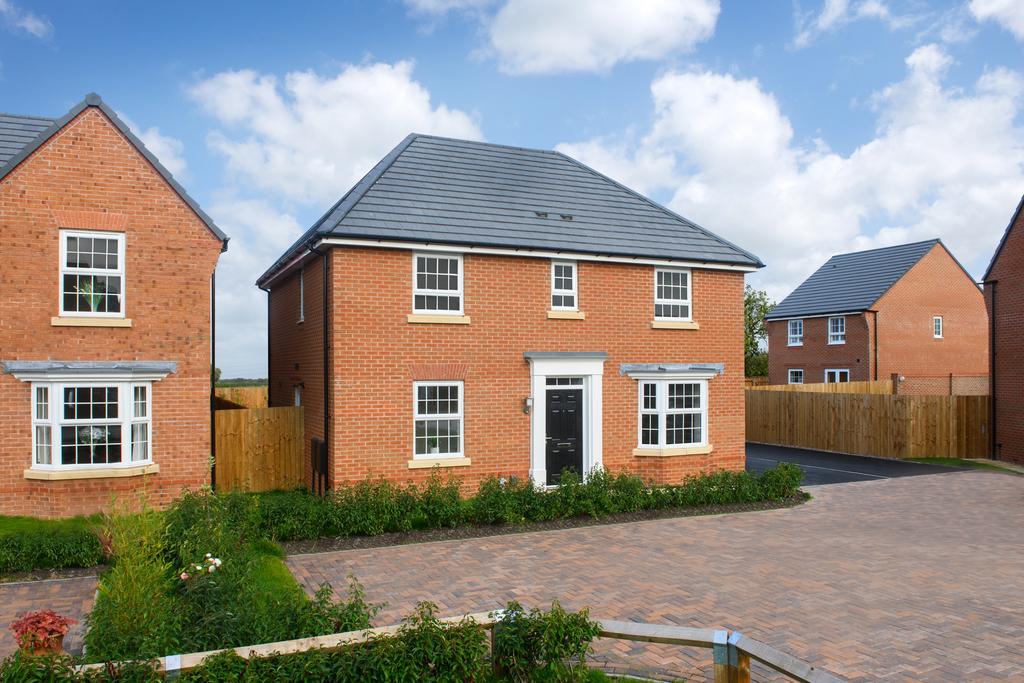 Outside view of 4 bedroom detached Bradgate