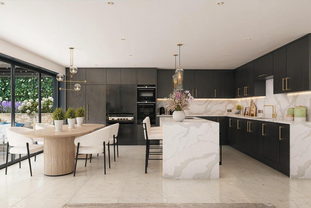 Old St Mellons Internal CGI Kitchen Dining 001 HR