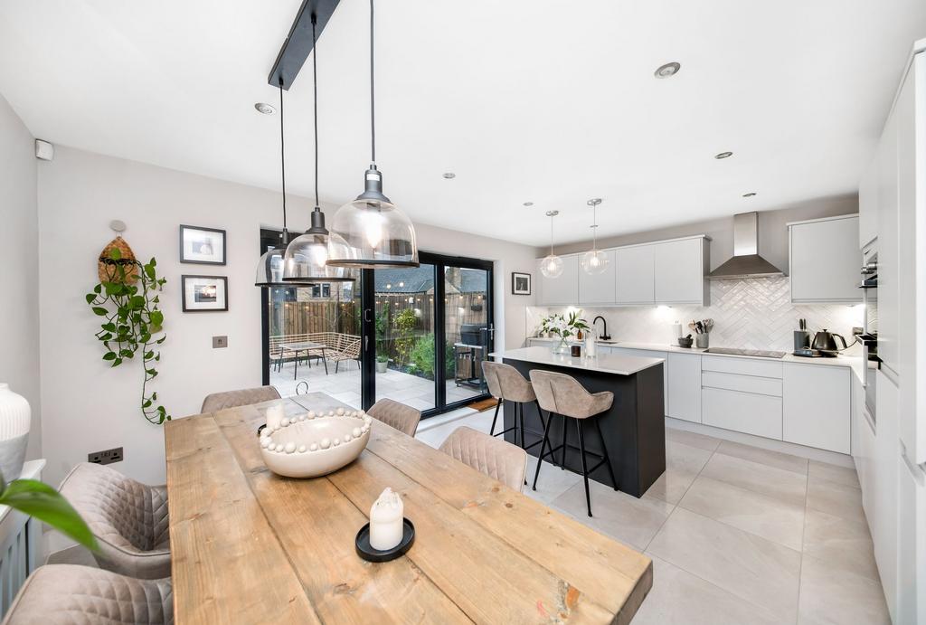 Open plan dining kitchen