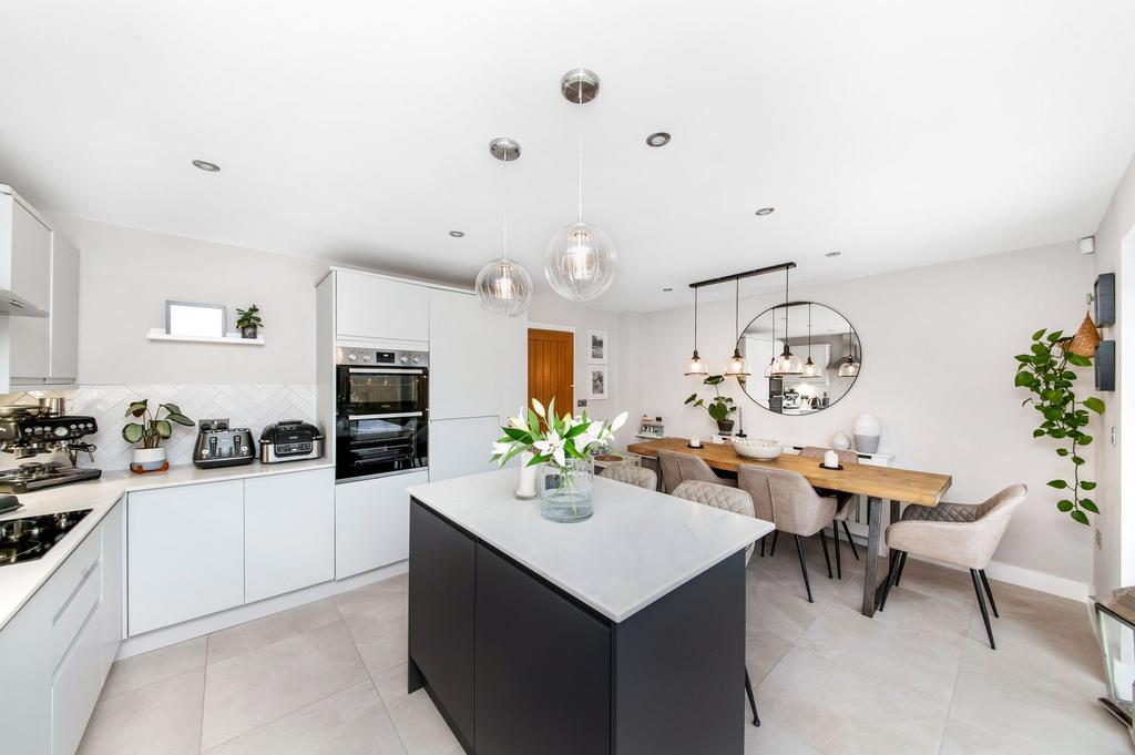 Open plan dining kitchen