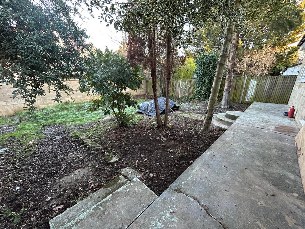 Private garden for the house