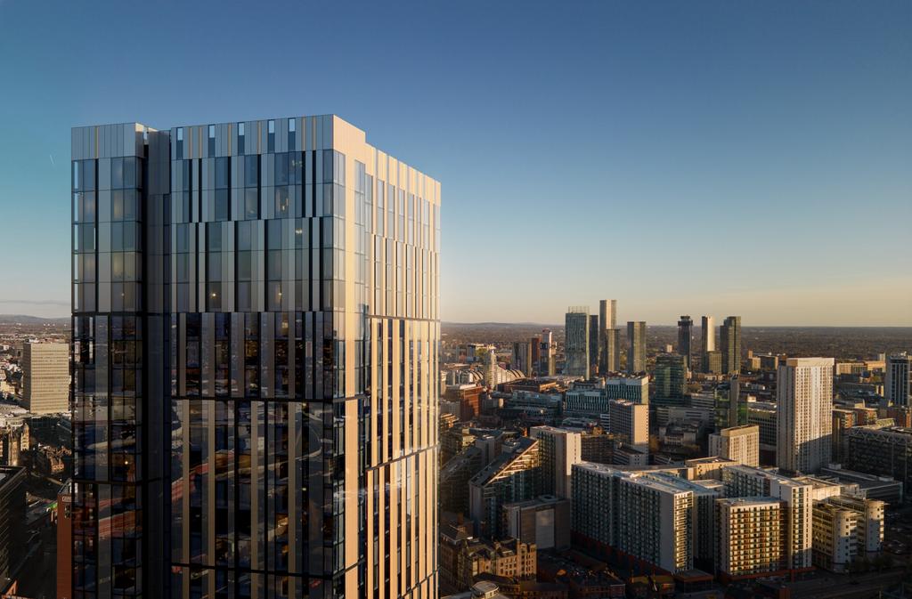 Tower with the city view