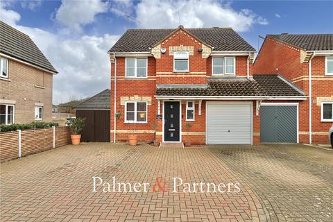 4 bedroom link detached house for sale, Plummers Dell, Great Blakenham, Ipswich, Suffolk, IP6