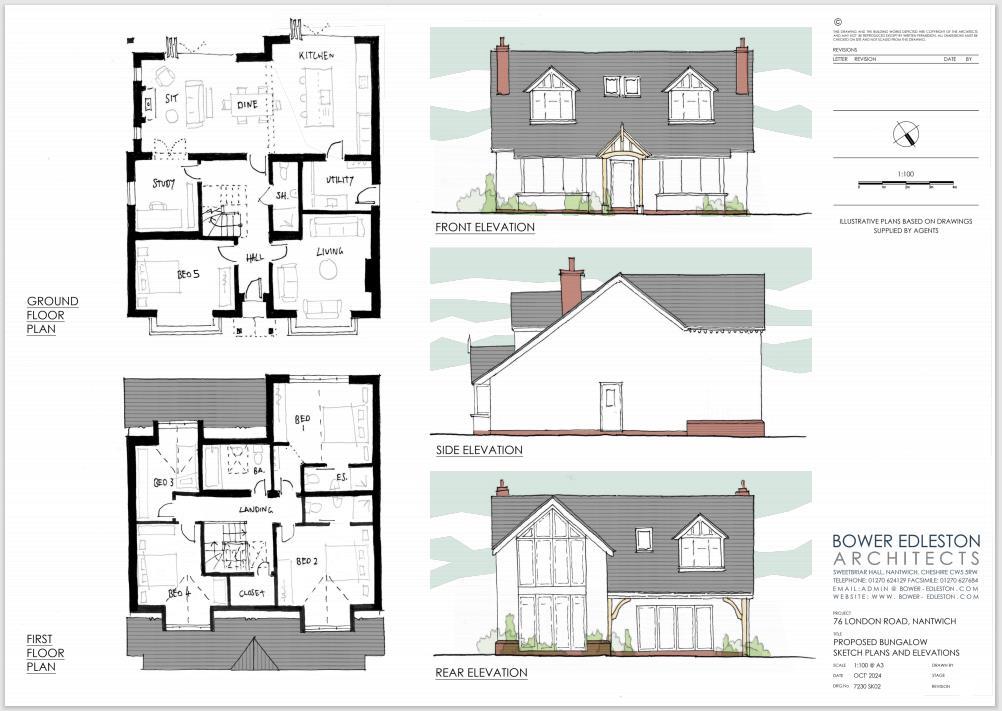 76 London Road   proposed bungalow sketch plans.PN