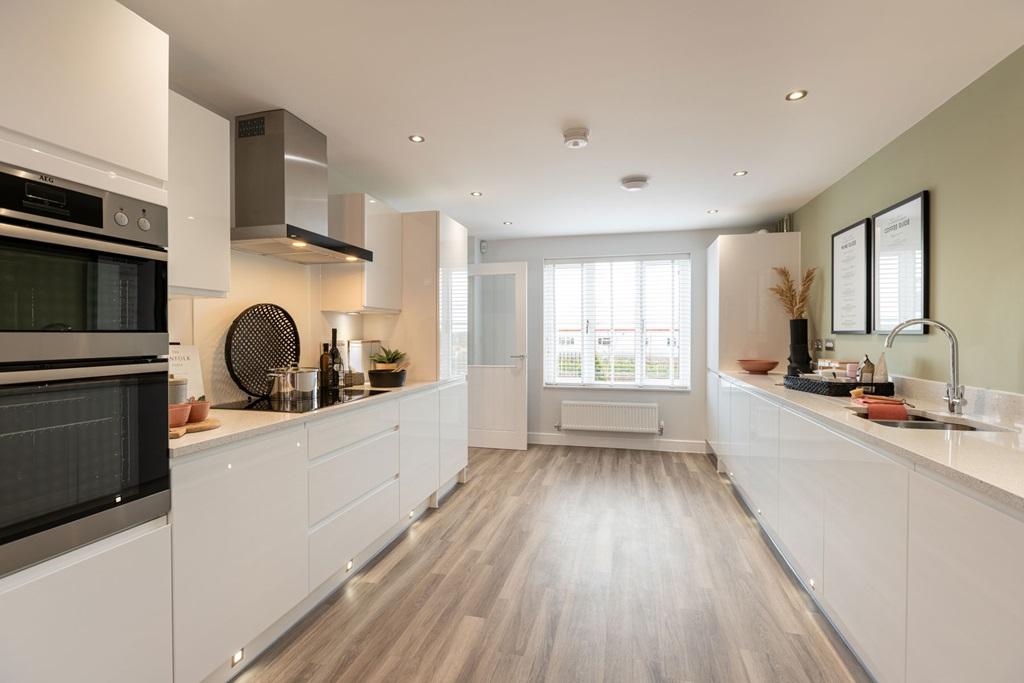 Plenty of worktop space in the kitchen