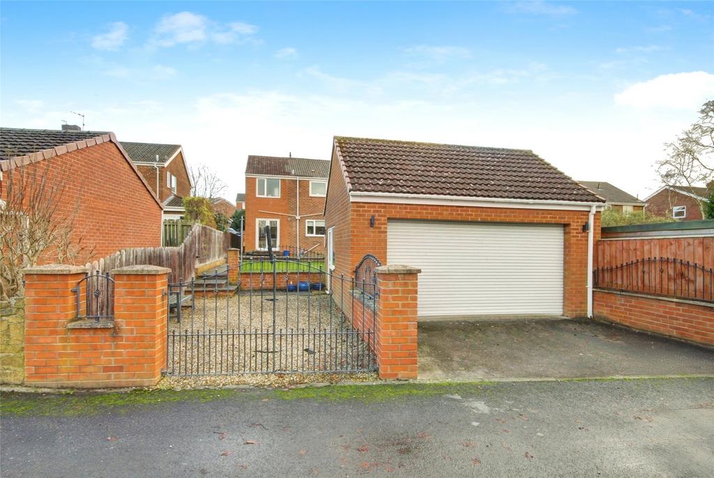 Garage and House