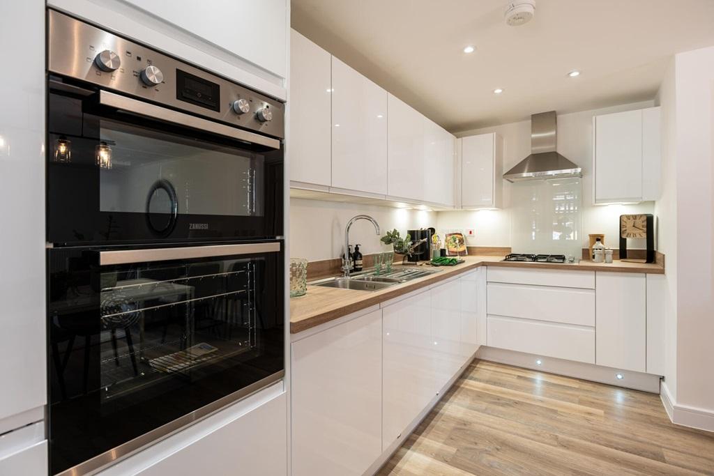 Stylish kitchen with ample storage