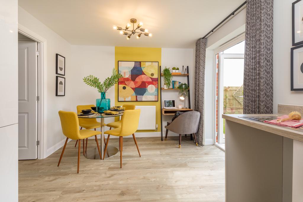 Dining area with optional office space,...