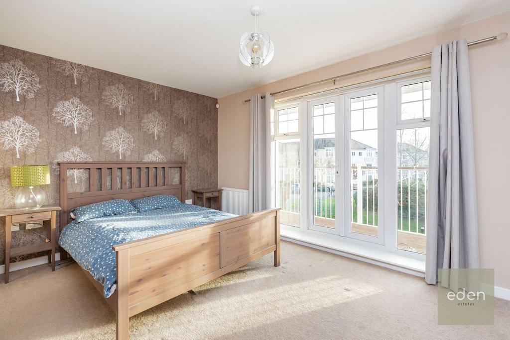 Bedroom with balcony