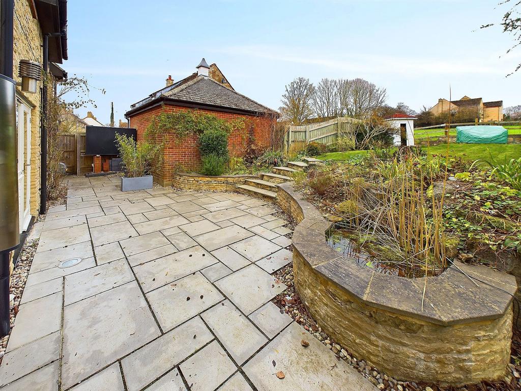 Patio area in the garden