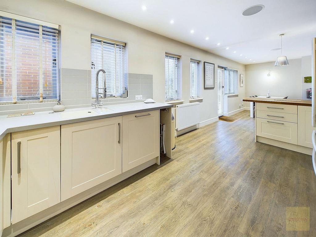 Kitchen with view to rear garden